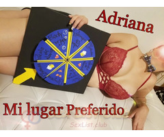 ATREVETE A JUGAR CONMIGO  SOY ADRIANA UNA BELLEZA DE SCORT